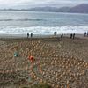 2014 Festival of Light and Gratitude: The 2nd Annual Black Friday luminous labyrinth walk at Baker Beach